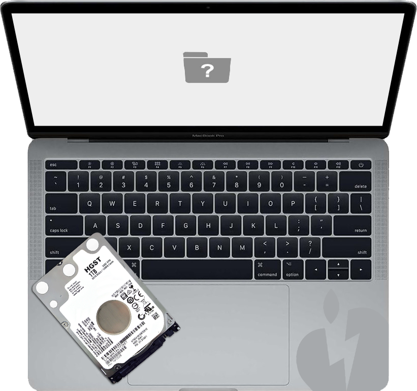 Reparation af harddisk i MacBook Pro